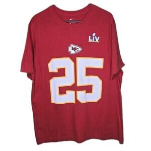 Nfl Kansas City Chiefs Clyde Edwards-Helaire #25 Superbowl LIV Nike Size XL
